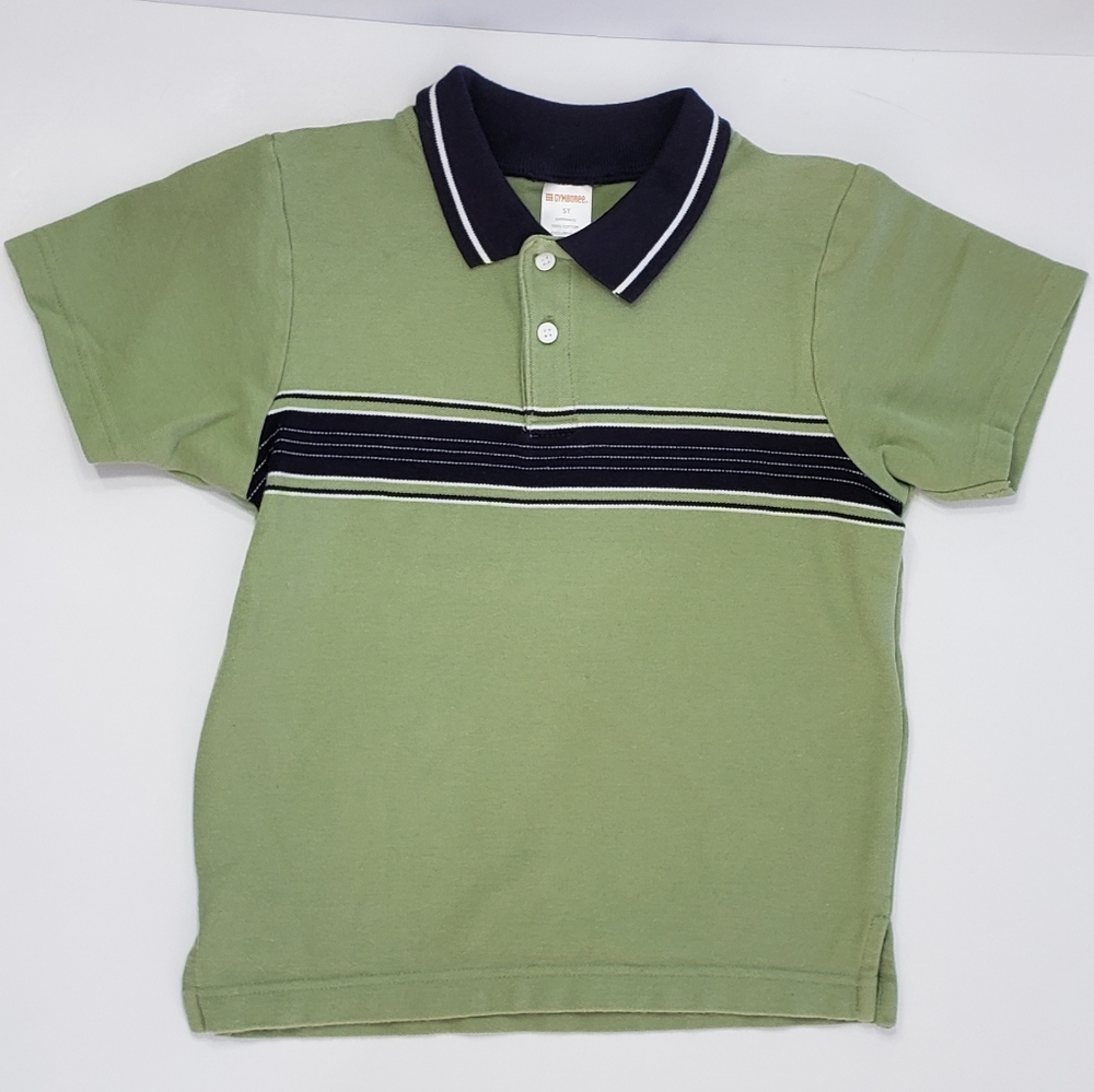 Gymboree Green & Black Polo Shirt